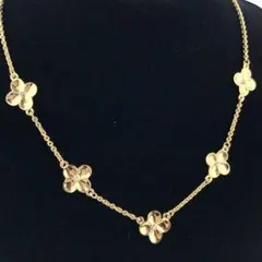 クレージュ ネックレス 5連 クローバー モチーフ ゴールドcourregesのサムネイル