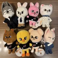 スキズ skzoo ミニ ぬいぐるみ 7体セット - メルカリ