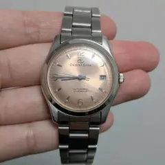 ORIENT STAR 自動巻き 腕時計 ピンク文字盤 597302-70-CS