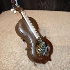 572 小樽オルゴール堂バイオリン型オルゴール