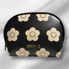 MARY QUANT 花柄 ポーチ ブラック デイジー コスメポーチ