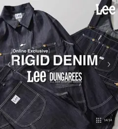 【新品•未開封】Lee Rigid Denim Dungareesオーバーオール