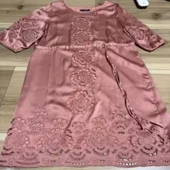 RUIRUE BOUTIQUE ワンピース ピンク XL