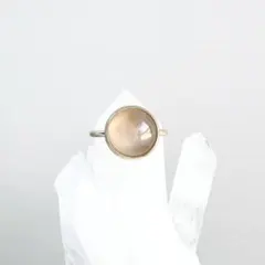 ローズクォーツ✴️ 天然石リング（6号〜15号フリーサイズ①