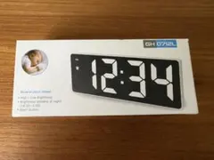 【未使用】GH 0712L デジタル置時計 LED表示