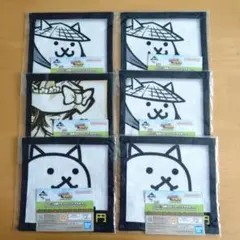 にゃんこ大戦争　一番くじ　F賞ハンドタオル6枚セット　未開封