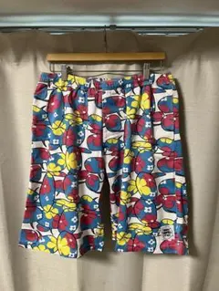 【希少】 00's STUSSY ハーフパンツ L フキダシ柄 ショーツのサムネイル