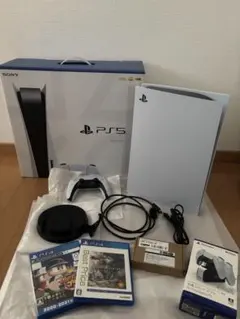 PlayStation 5 本体 (充電スタンド+ソフトセット)