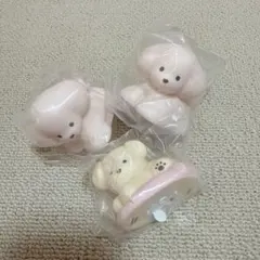 【新品】てらおかなつみ　いろんないぬのライトマスコット 3個セット