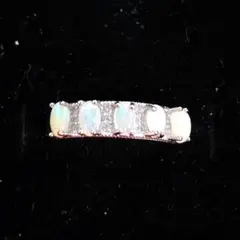 オパール リング フリーサイズ 一点物 天然石
