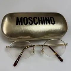 MOSCHINO モスキーノ　メガネ　度あり　度不明　ケース付　321のサムネイル