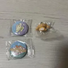 くら寿司 ビッくらポン シナモロール フィギュア 缶バッジ