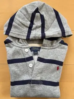 Polo Ralph Lauren フード付きパーカー グレー/ネイビー