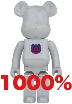 BE@RBRICK 1st MODEL WHITE CHROME 1000％のサムネイル