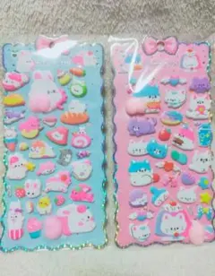 立体おしりシール 2枚セット お尻シール ぷっくりシール マシュロ　モチモチ