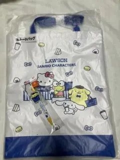 サンリオくじ　ローソン　サンリオキャラクターズ　トートバッグ　ボールペン