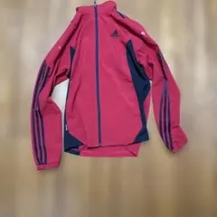 adidas ウィンドブレーカー mサイズ 赤と黒