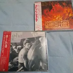 シール帯セット a-ha , STREET OF FIRE サウンドトラック盤