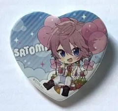 すとぷり♡さとみくん♡ハート缶バッジ