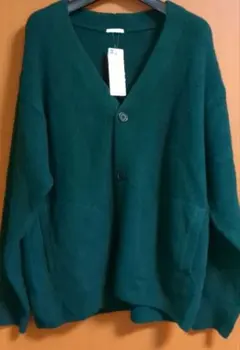 GU ブラッシュドヤーンカーディガン