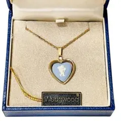 未使用　WEDGWOOD ウェッジウッド ネックレス ジャスパー ハート