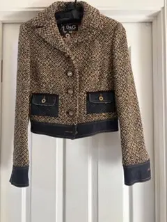 ドルチェアンドガッバーナ　ツイードジャケット　Mサイズ