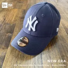 【52-56cmで調整可】New Era★NY 9Forty Cap ネイビー