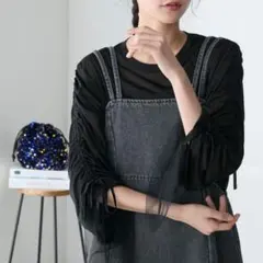 【値下げ可能】forksy. シアードロストスリーブルーズロンT シースルー