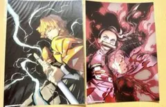 鬼滅の刃　全集中展　特殊印刷イラストカード　我妻善逸　竈門禰豆子　ねずこ