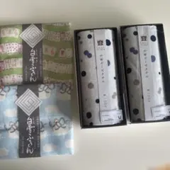白雪ふきん　2枚　と　いにしへ　片面ガーゼタオル　2枚　セット