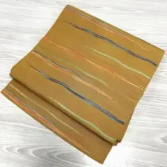 l*0様 O-428 名古屋帯 名古屋仕立て 紬 八寸 正絹 着物