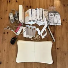 Wii本体 バランスボード コントローラーなどゲームソフト11本セット