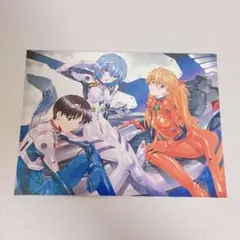 エヴァンゲリオン 貞本義行 限定 ポストカード 碇シンジ 綾波レイ アスカ 2