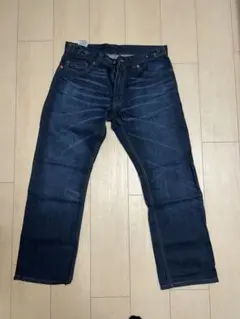 Levi's 514 ダークブルー ストレートデニム 34-30