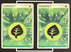 ポケモンカード　クイック　基本草エネルギー 2枚セット