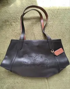 【美品】coach コーチ　トートバッグ　ロゴトート