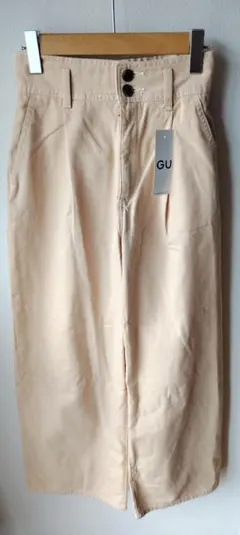 タグ付！新品☆GU ライトデニム ワイドパンツ