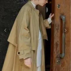 ステンカラーコート ロングコート