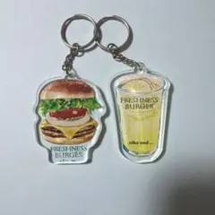 FRESHNESS BURGER アクリルキーホルダーセット