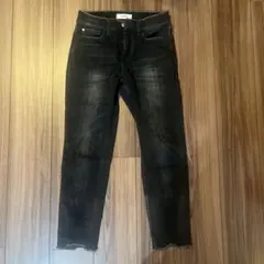 Healthy DENIM ブラックデニム テーパード ストレッチ 黒　22
