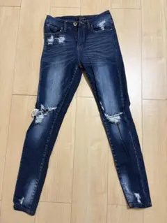Gorgeダメージ加工 スキニーデニムパンツ Sサイズ
