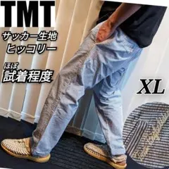 tmt 薄手　サッカー生地　ヒッコリー　ペインターパンツ　ワークパンツ　長ズボンのサムネイル