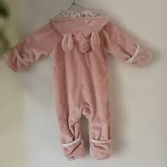 【美品】うさぎ耳ピンクアウター　mikihouse 60〜80cm