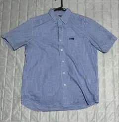 CHAPS 半袖シャツ Mサイズ チェック柄