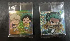 ヒロアカ ウエハース にふぉるめーしょん 爆豪&緑谷 2枚セット