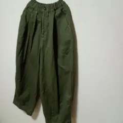 HARVESTY サーカスパンツ　サイズ1 ミリタリーグリーン