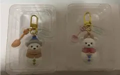 ダッフィー&フレンズ　ウインター2025 チャーム　ダッフィーとシェリーメイ