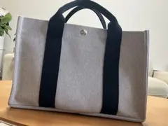 美品】フランソワレニエ スクエアトートバッグ テムズ 保存袋付き