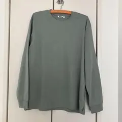 【１回のみ使用】UNIQLO U AIRismコットンクルーネックTシャツ　XL