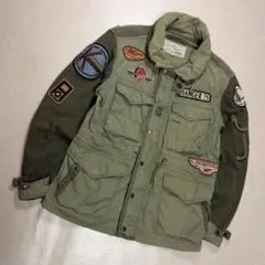 AVIREX M-65 Military Field Jacket フード収納